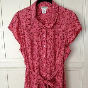 Motherhood Maternity Button-down Dress